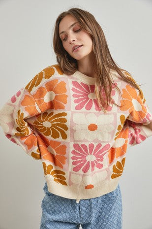 PG Floral Sweater