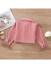 Load image into Gallery viewer, Kids Pink Ribbed Jacket