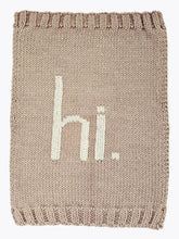 Load image into Gallery viewer, Hi Hand Knit Blanket