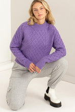 Load image into Gallery viewer, HF Braided Cable Knit Sweater