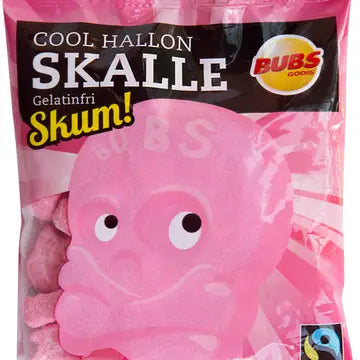 Bubs Sour Raspberry Skulls