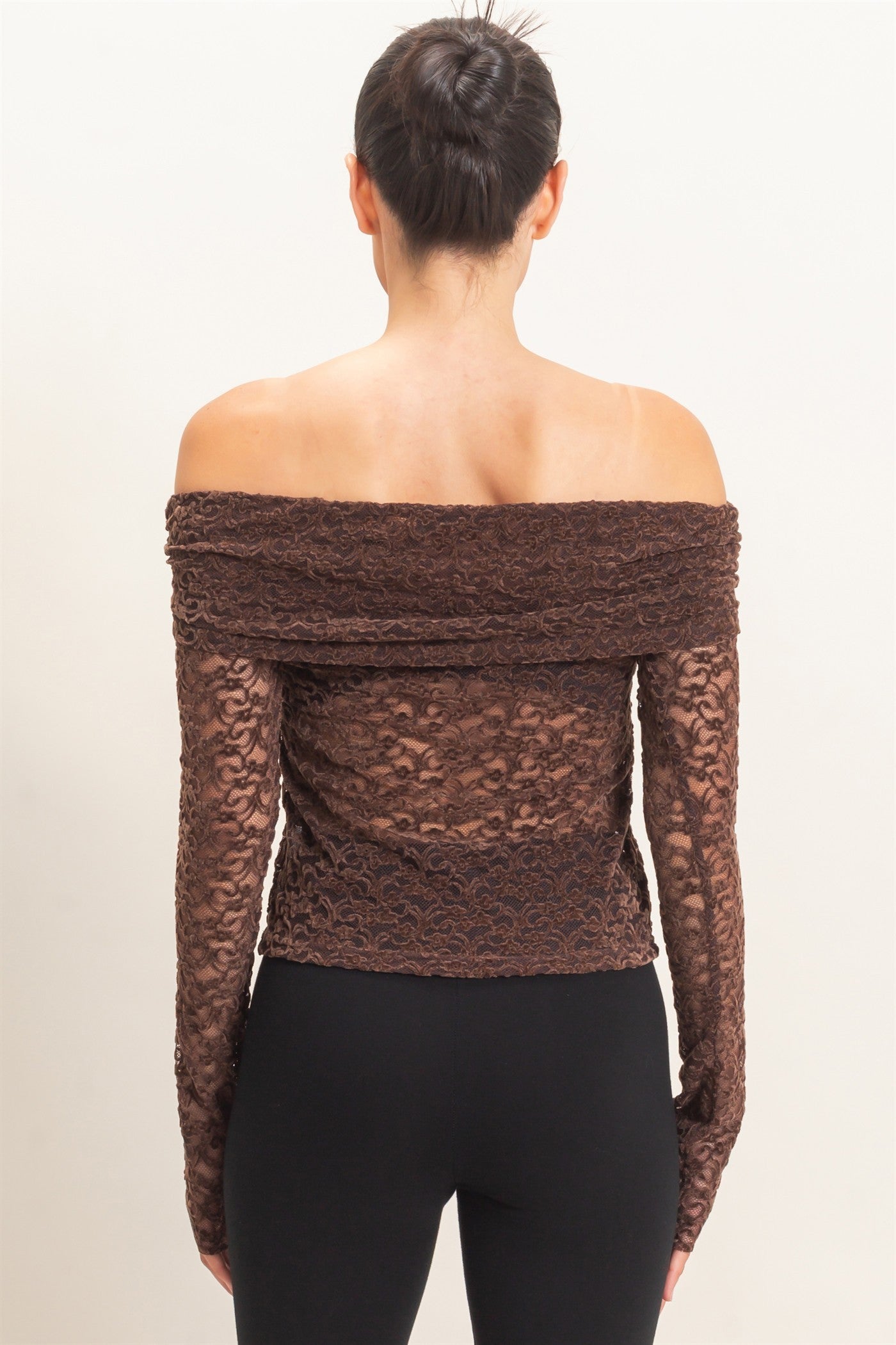 HF Off-Shoulder Lace Top