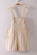 VJ Floral Print Overall Romper