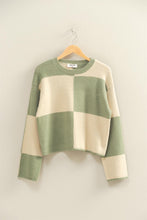 Load image into Gallery viewer, HF Checked Sweater