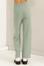 Load image into Gallery viewer, HF Basket Weave Sweater Pants