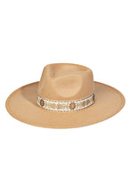 Load image into Gallery viewer, Embroidered Strap Fedora