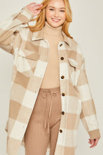 Load image into Gallery viewer, Midi Plaid Shacket