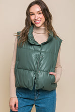 Load image into Gallery viewer, Faux Leather Vest
