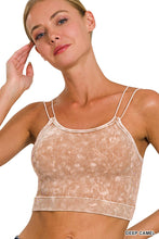 Load image into Gallery viewer, Pink Mineral Washed Bralette