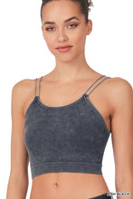 Load image into Gallery viewer, Pink Mineral Washed Bralette