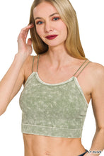 Load image into Gallery viewer, Pink Mineral Washed Bralette
