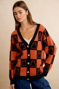 BB Ghost Checkered Cardigan
