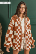 Load image into Gallery viewer, Chunky Checked Cardigan