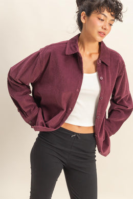 HF Relaxed Fit Corduroy Shirt