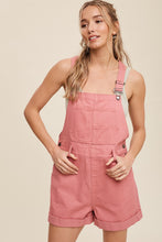 Load image into Gallery viewer, LS Pink Short Overalls