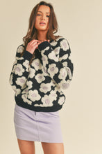 Load image into Gallery viewer, &amp;M Sherpa Floral Sweater