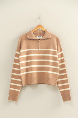 HF Stripe Half Zip