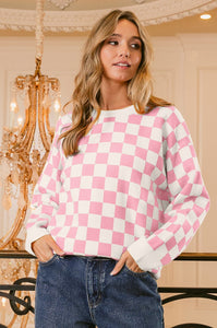 BB Checkered Sweater