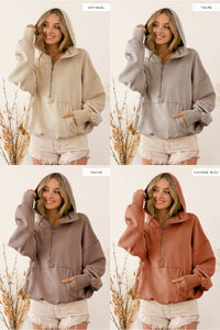 BB Stitch Detail Half Zip
