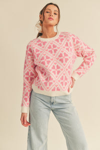 &M Mohair Heart Sweater