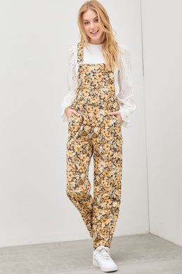 BV Brown Floral Overall