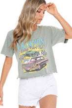 Load image into Gallery viewer, Cropped Vintage Rider Club Tshirt
