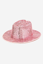 Load image into Gallery viewer, Rhinestone Suede Hat