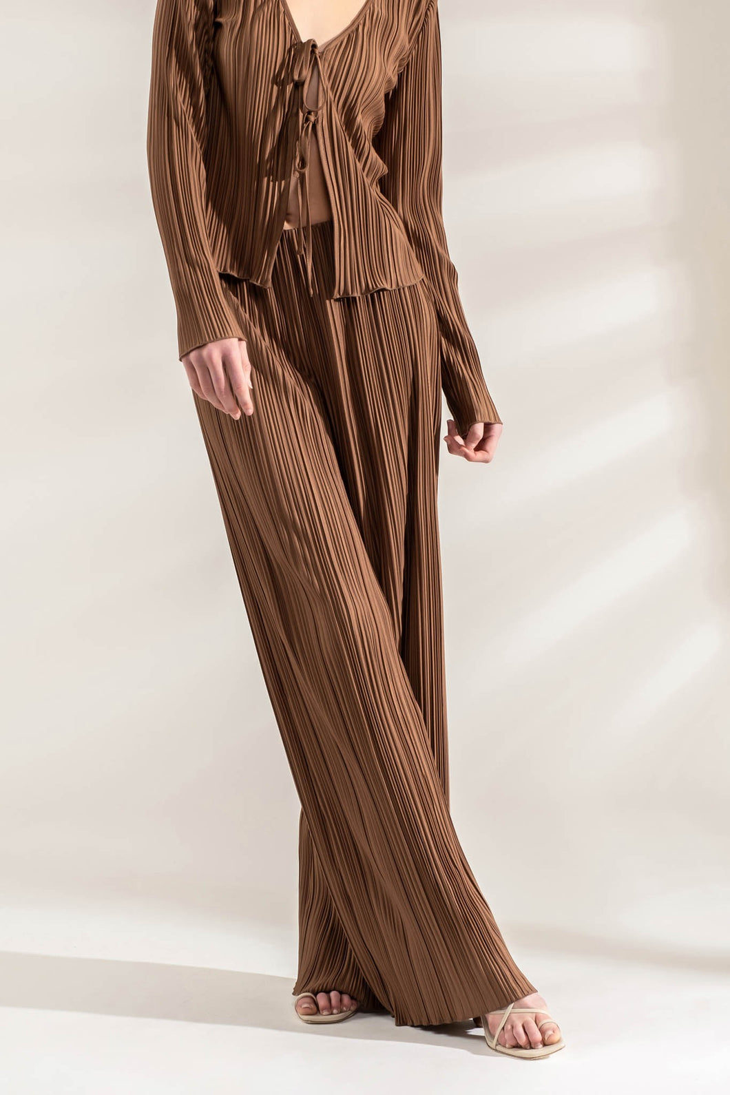 Brown Wide Leg Pants