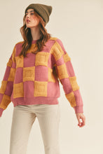 Load image into Gallery viewer, &amp;M Textured Check Sweater