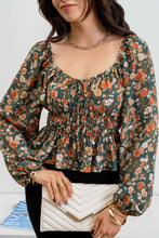Load image into Gallery viewer, Smock Waist Floral Top