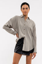 Load image into Gallery viewer, B.P. Collared Button Front Blouse