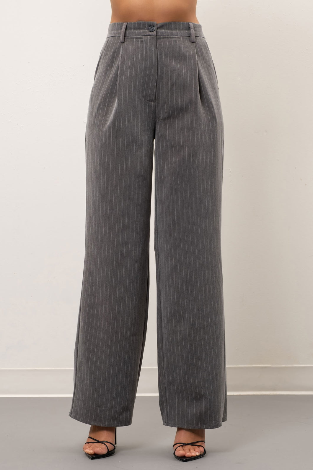 BP Grey Pinstripe Pants