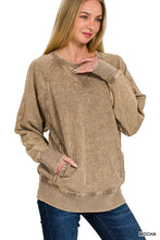 Load image into Gallery viewer, ZA Terry Pullover With Pockets