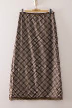 Load image into Gallery viewer, VJ Plaid Midi Skirt