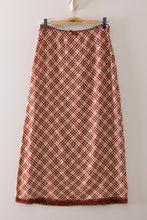 Load image into Gallery viewer, VJ Plaid Midi Skirt