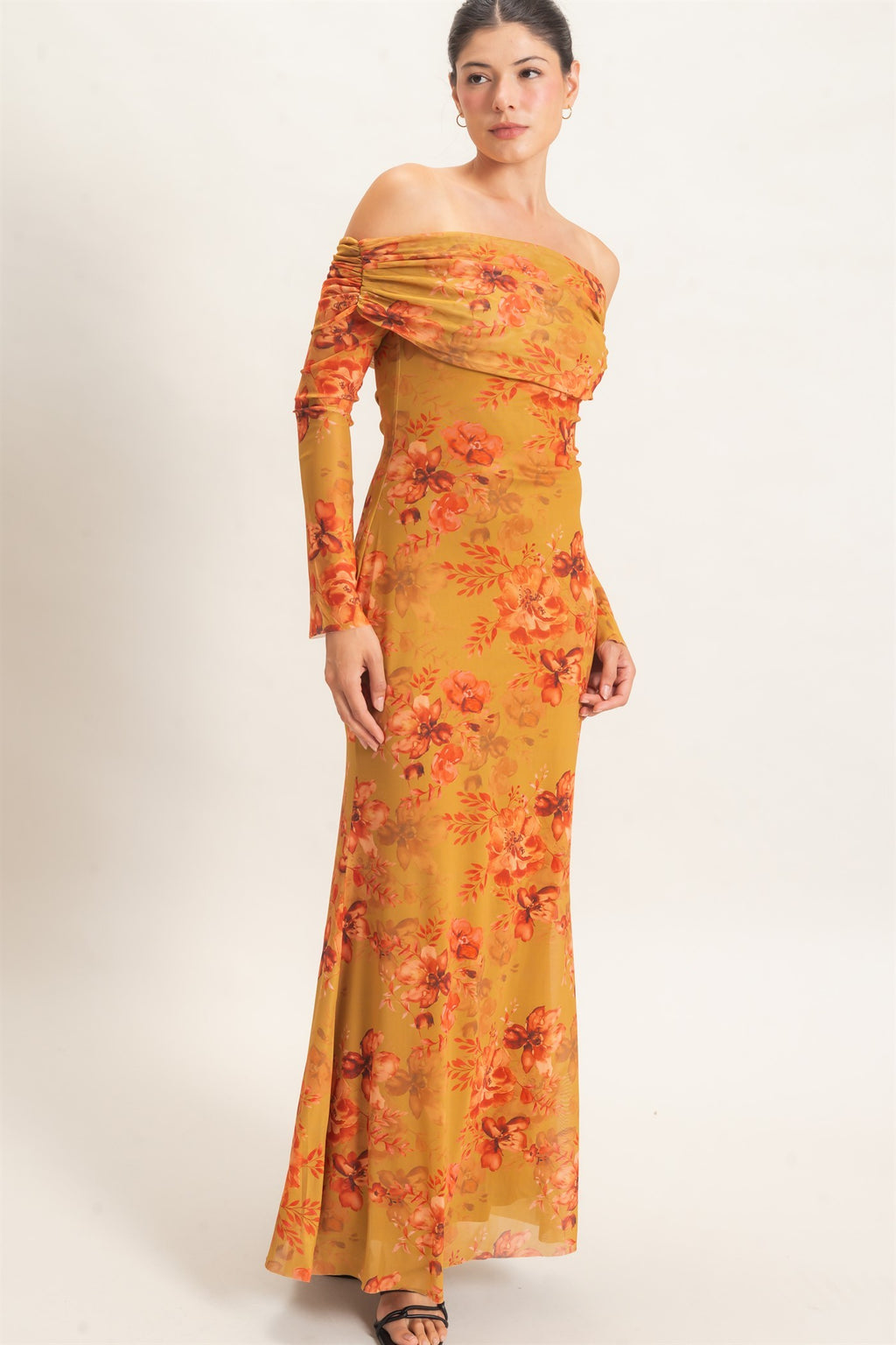 HF Floral Mesh Dress