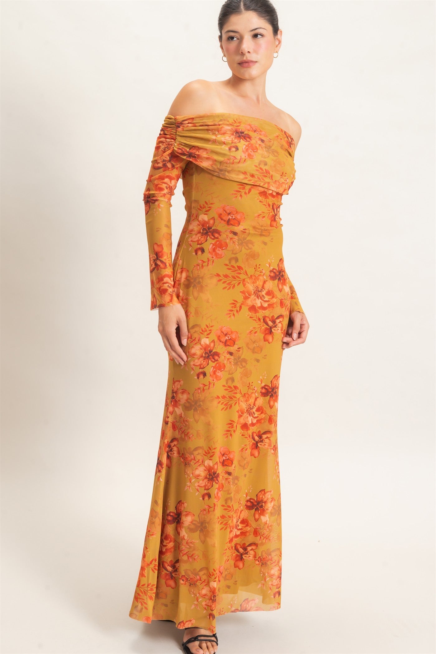 HF Floral Mesh Dress