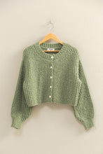 Load image into Gallery viewer, HF Fluffy Knit Button-Up Cardigan