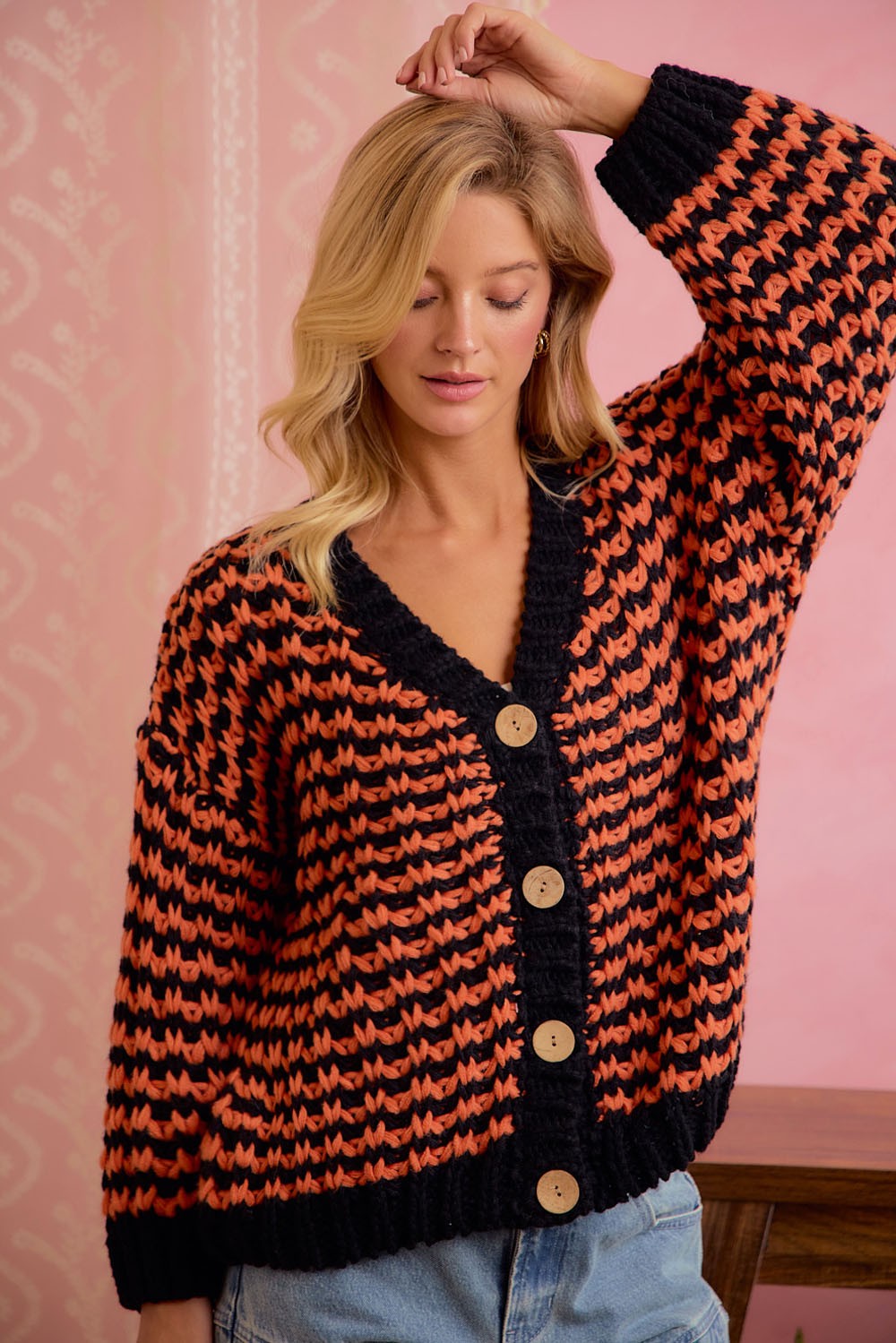 BB Halloween Chunky Knit Cardigan
