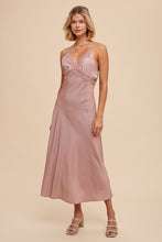 Load image into Gallery viewer, IL Matte Satin Slip Dress