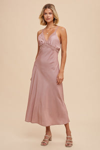 IL Matte Satin Slip Dress