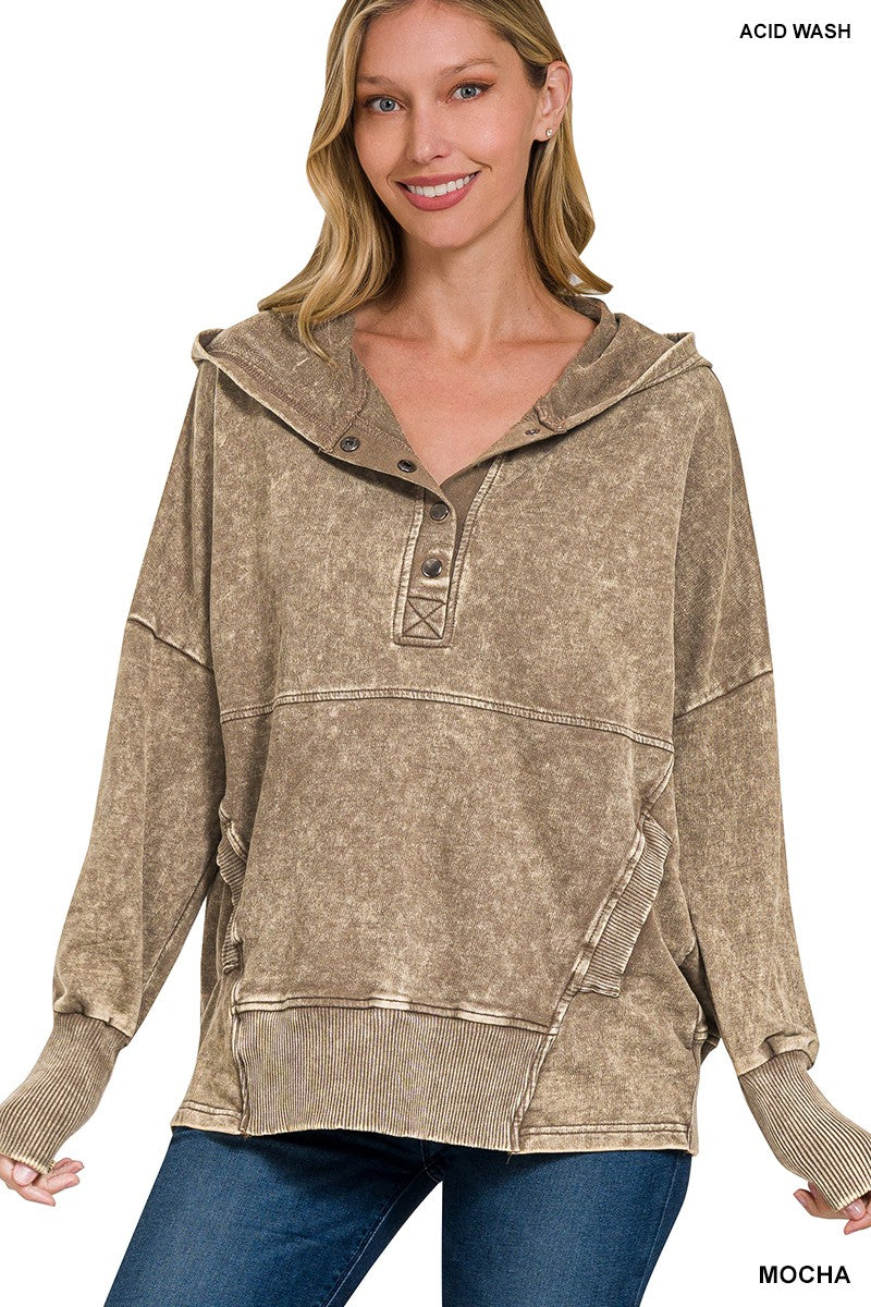 ZA Henley Hoodie