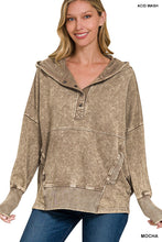 Load image into Gallery viewer, ZA Henley Hoodie