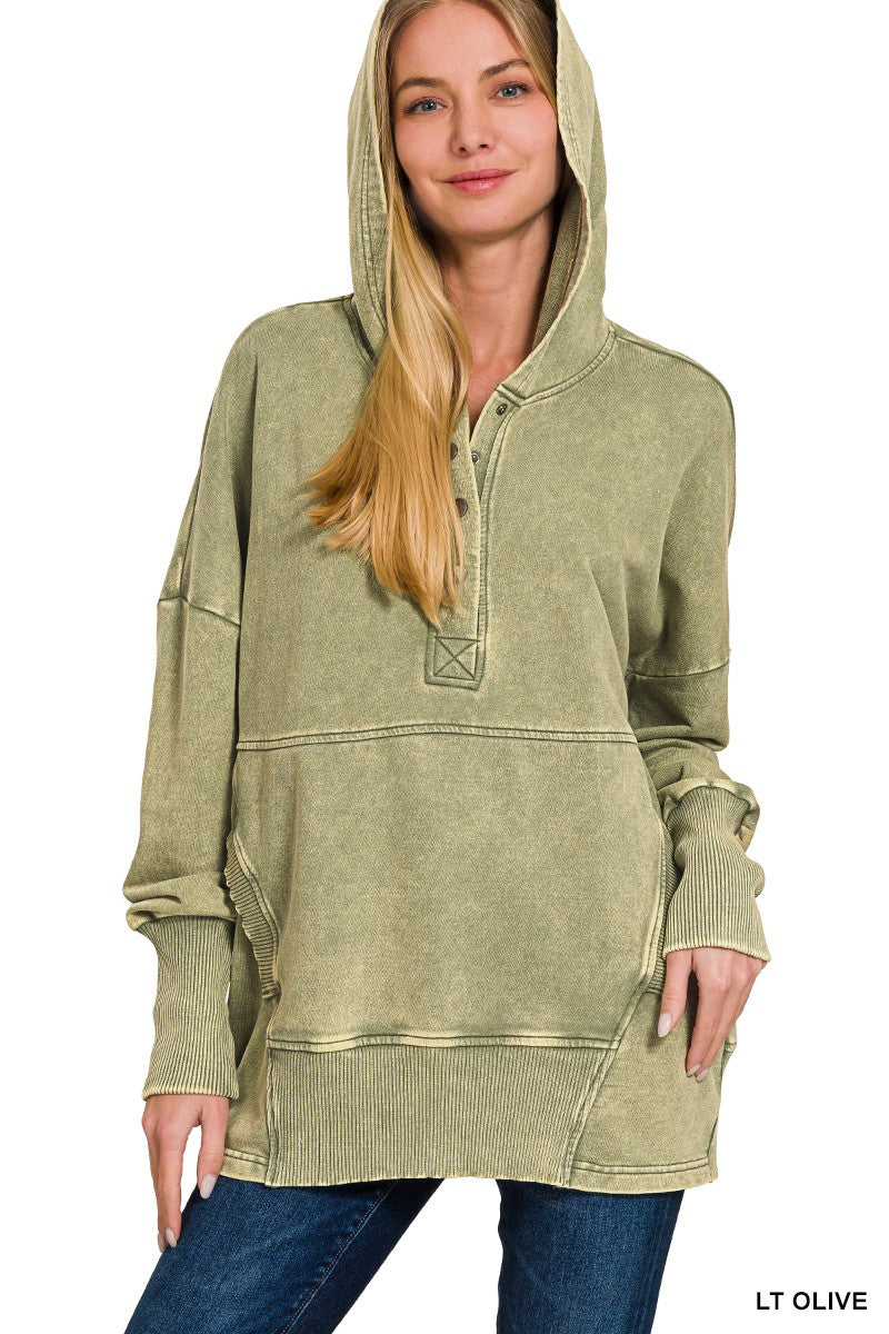 ZA Henley Hoodie