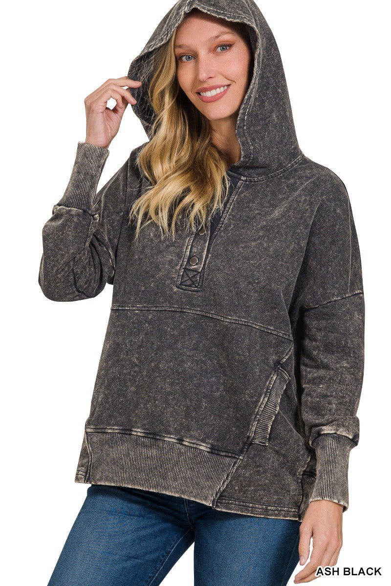 ZA Henley Hoodie