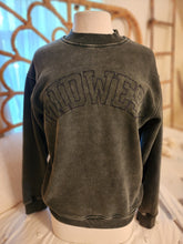 Load image into Gallery viewer, Fall Embroidered Midwest Crewneck