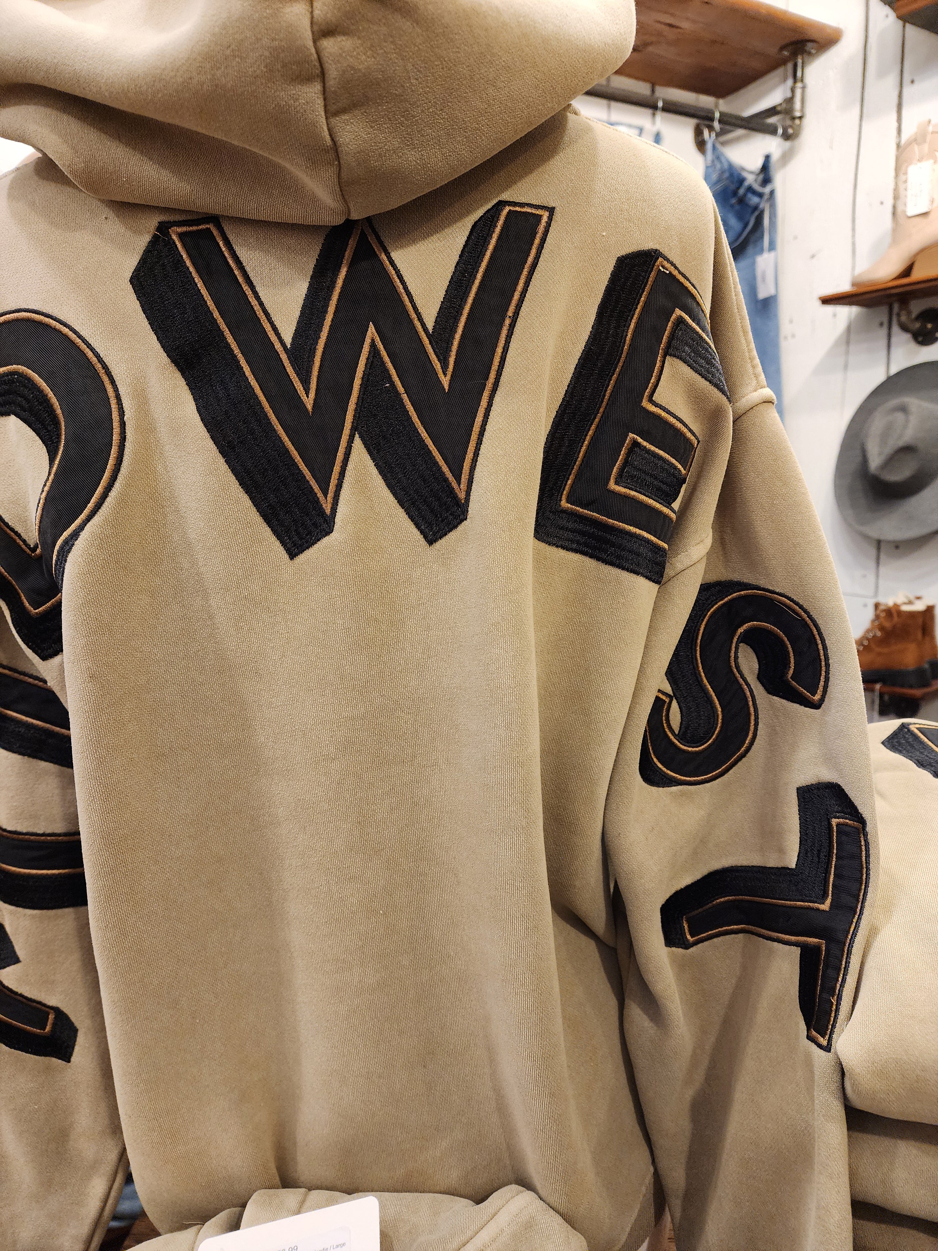 Mineral Washed Embroidered Midwest Hoodie