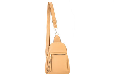 Faux Leather Sling Bag
