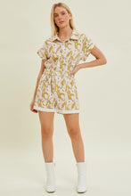 Load image into Gallery viewer, BAE Pink/Mustard Denim Romper