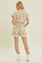 Load image into Gallery viewer, BAE Pink/Mustard Denim Romper